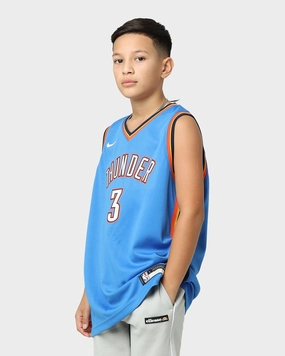 Nike Kids' Oklahoma City Thunder Josh Giddey #3 Icon Swingman Jersey Blue