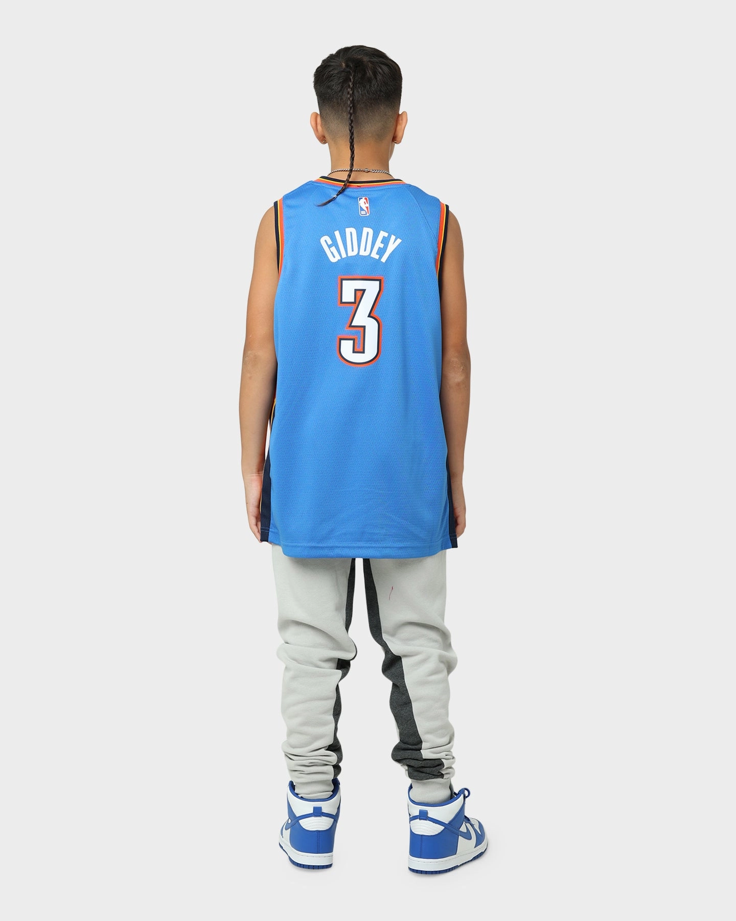 Nike Kids' Oklahoma City Thunder Josh Giddey #3 Icon Swingman Jersey Blue