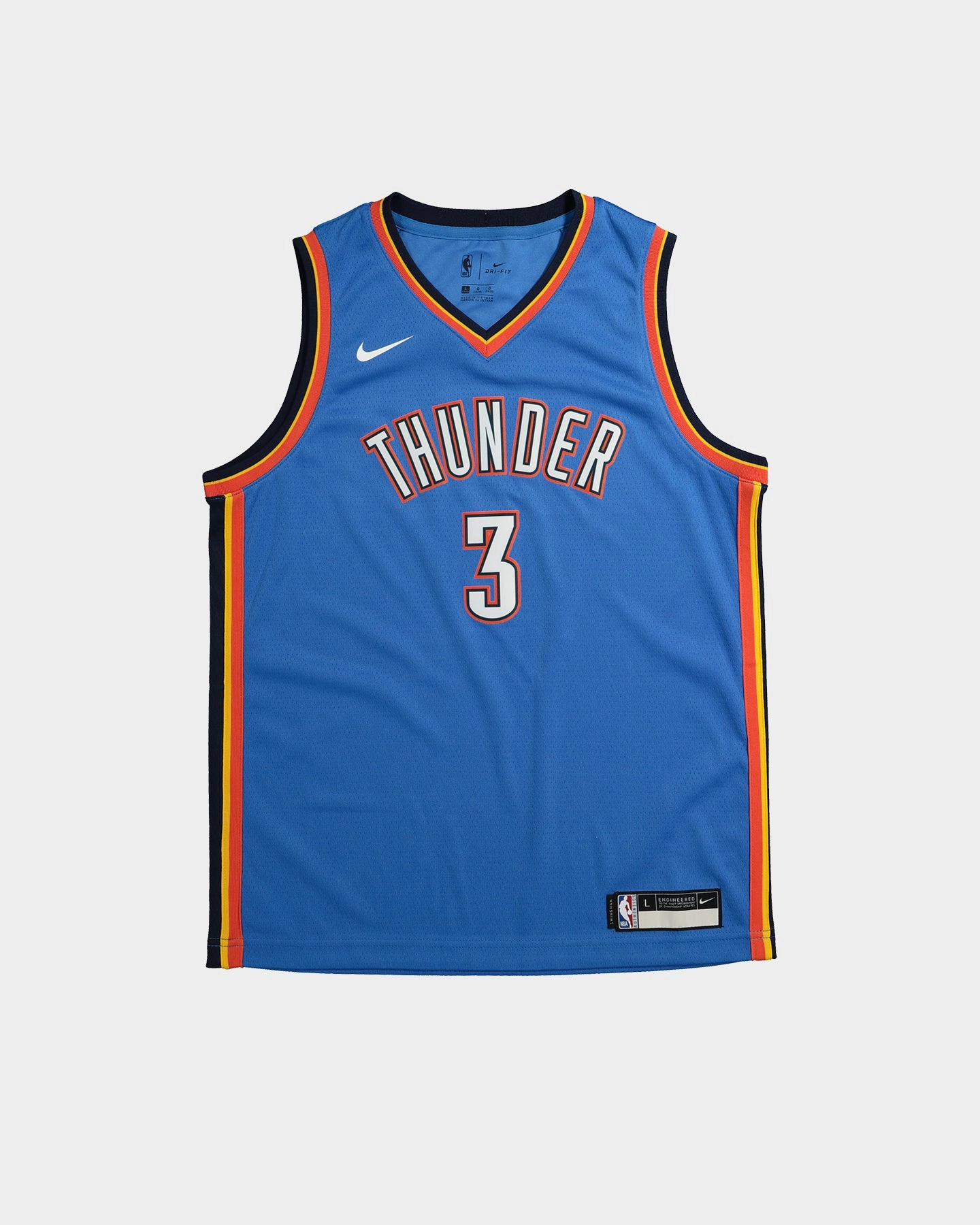 Nike Kids' Oklahoma City Thunder Josh Giddey #3 Icon Swingman Jersey Blue