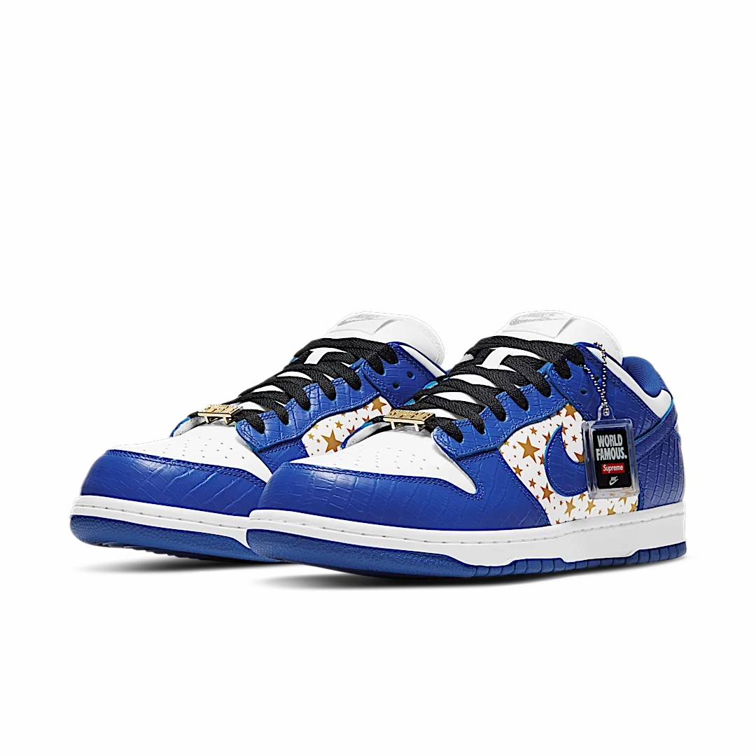 Nike SB Dunk Low Supreme Stars Hyper Royal (2021)