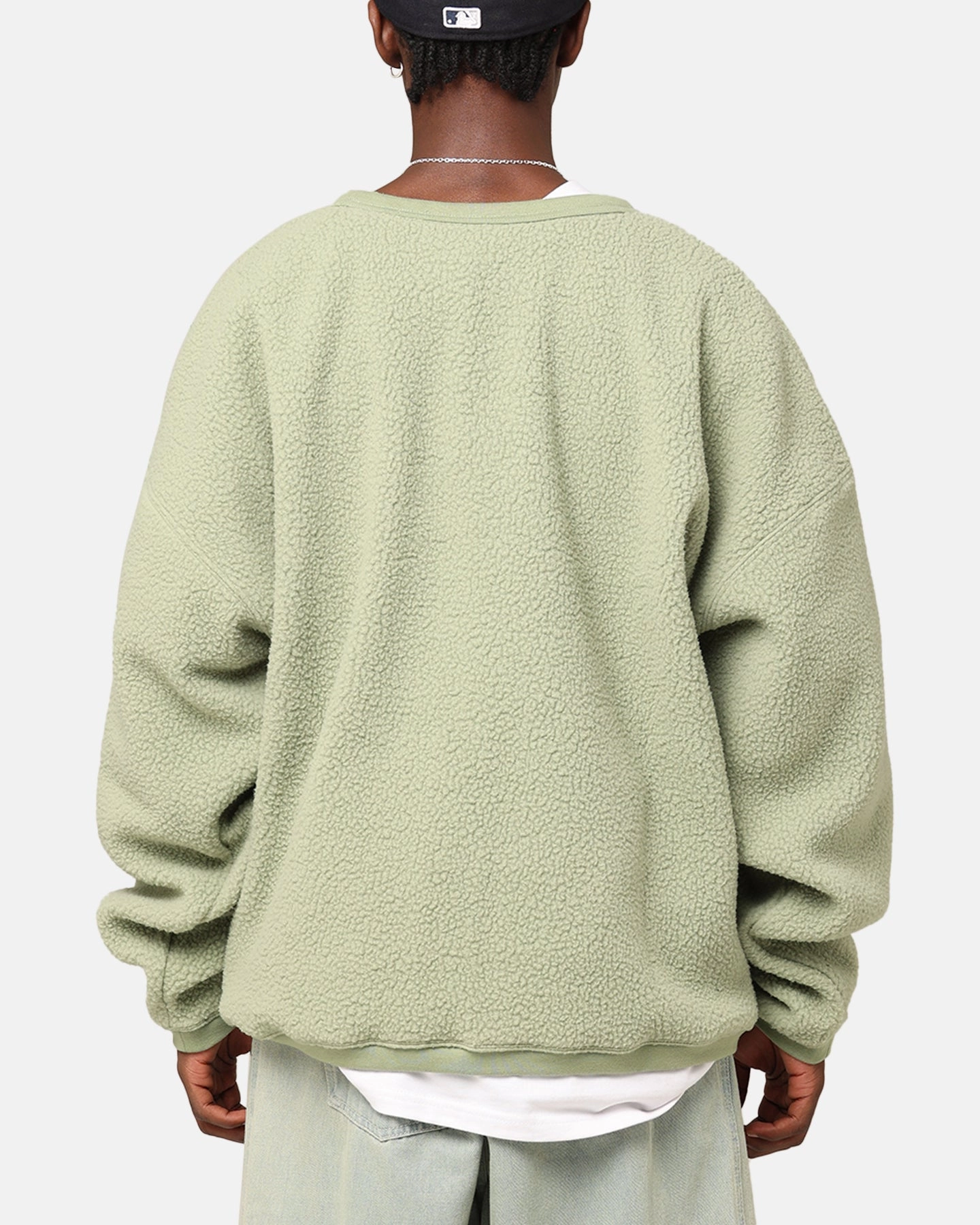 Nike Sherpa Winter Crewneck Oil Green/Black