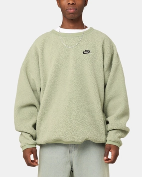 Nike Sherpa Winter Crewneck Oil Green/Black