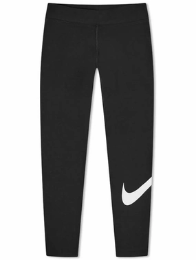 Nike Sportswear Essential Mid-rise Swoosh Leggings Black