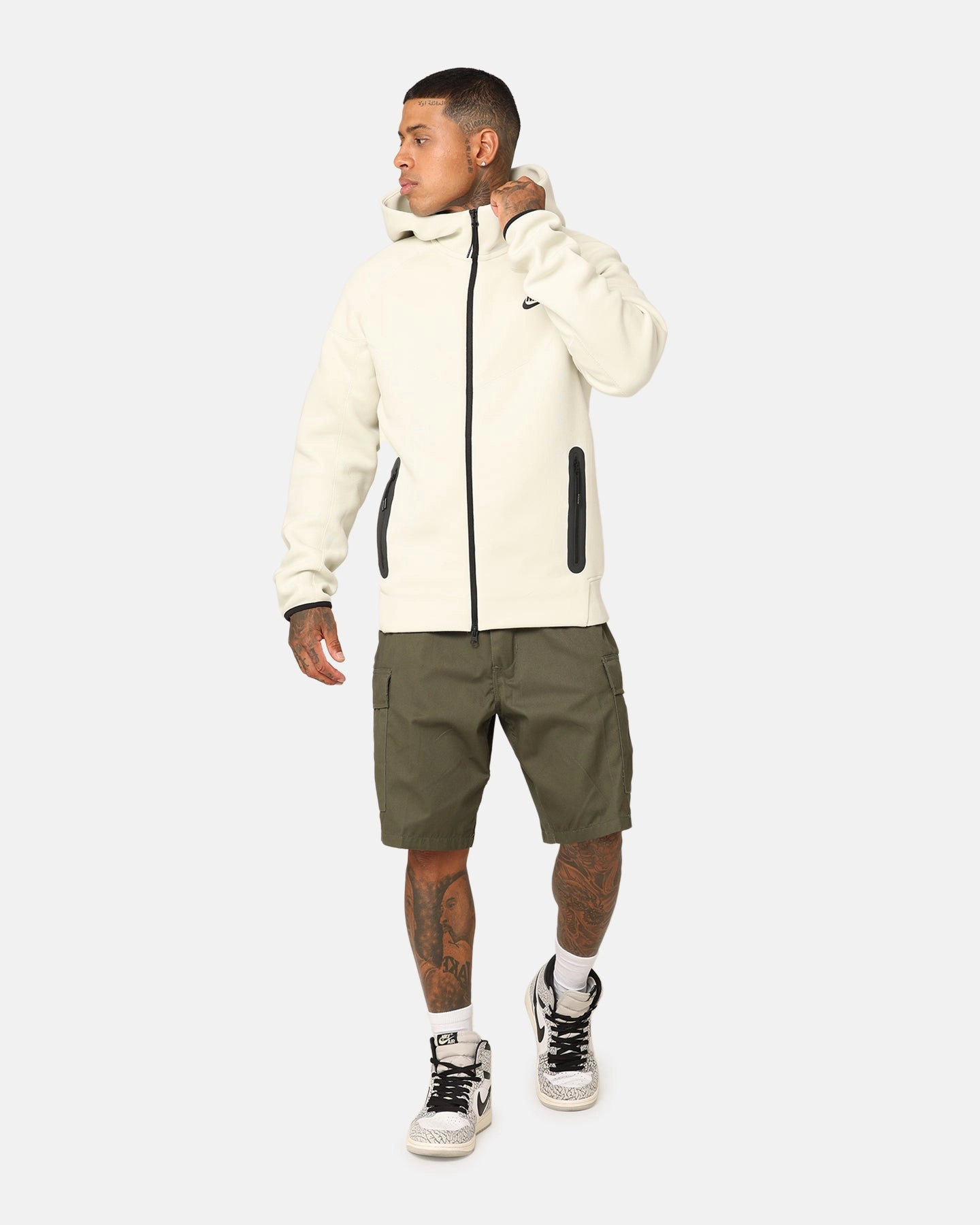 Nike Sportswear Tech Fleece Windrunner Jacket Sea Glass/Black