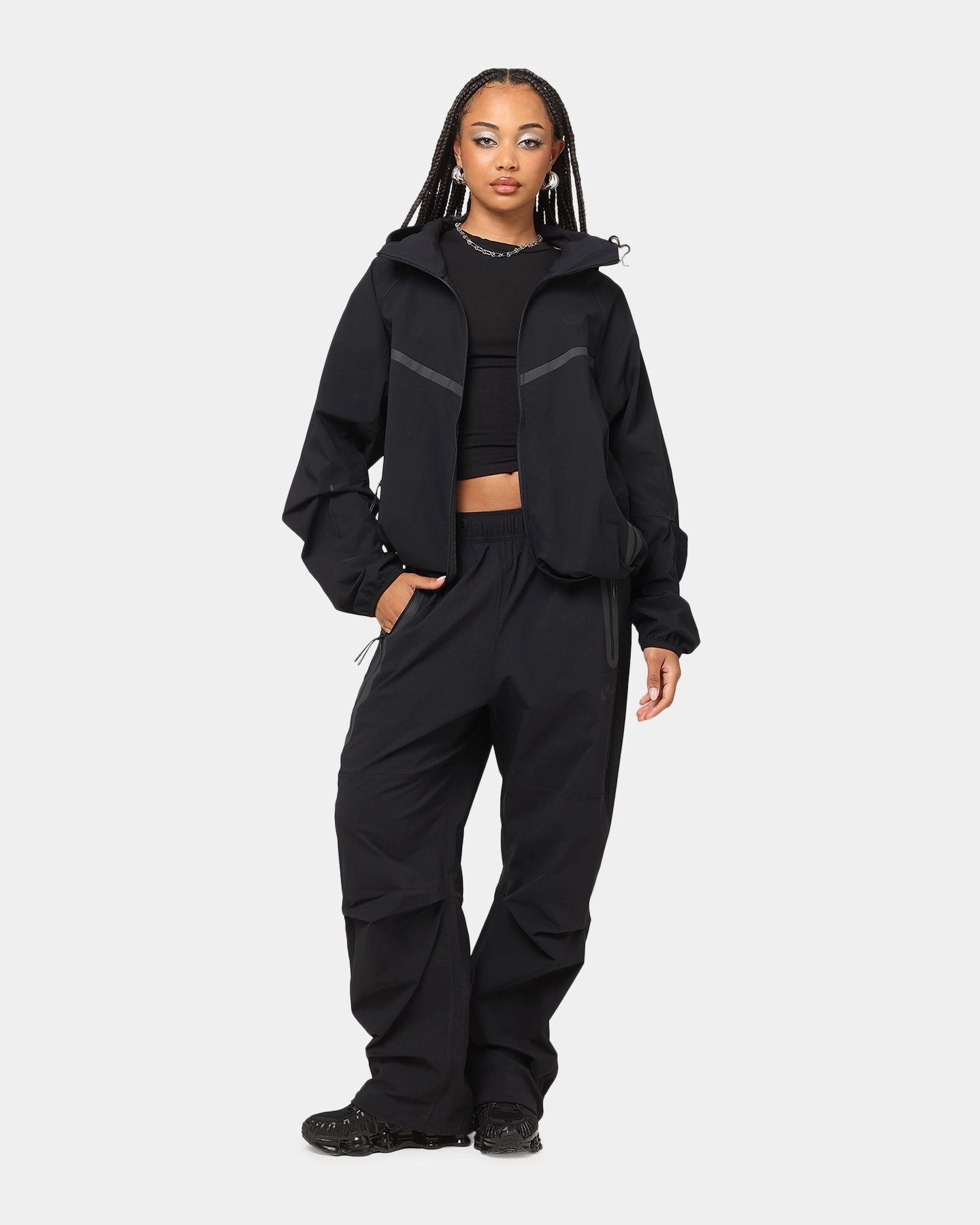Nike Tech Woven Full Zip Jacket Back/Black/Black