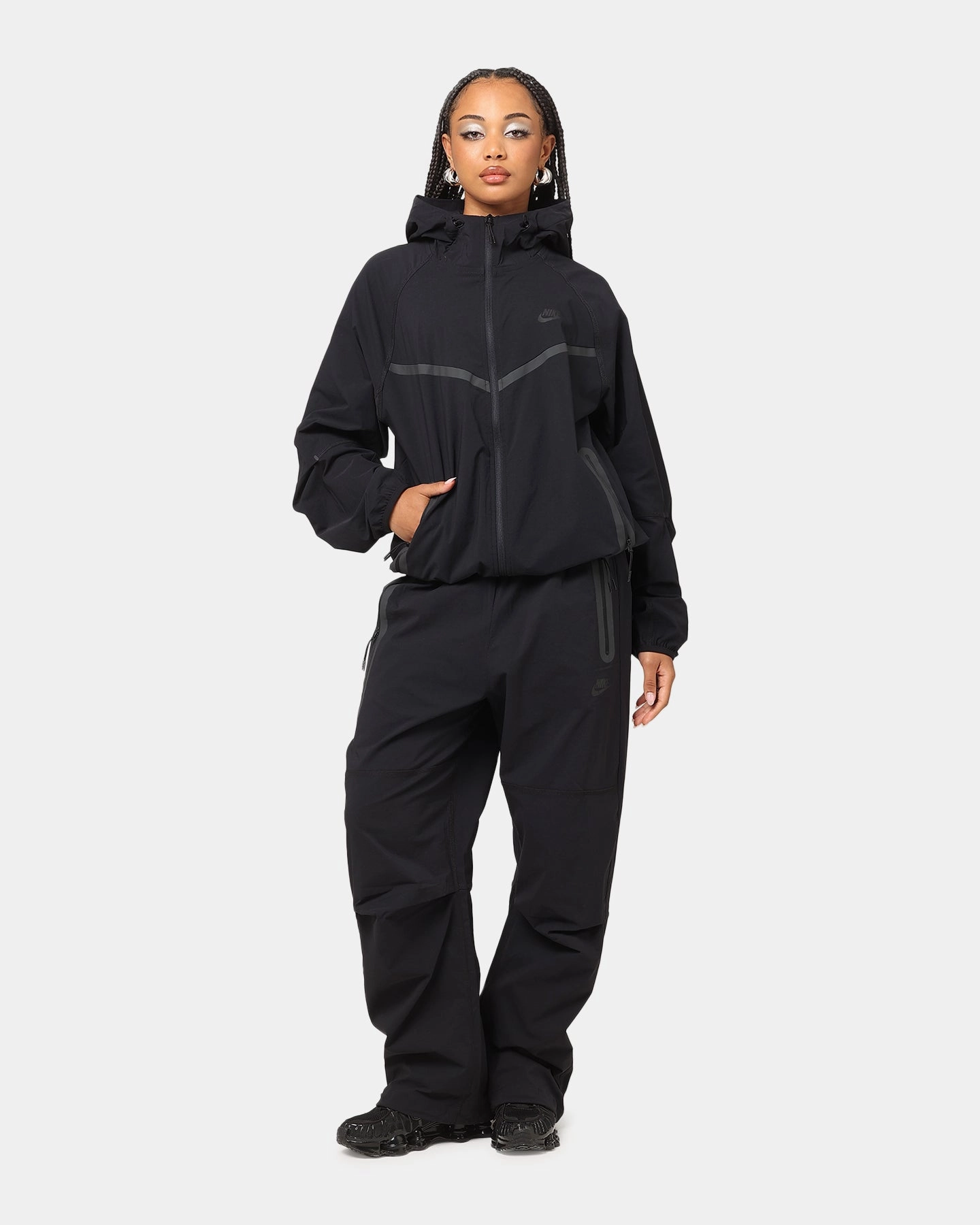 Nike Tech Woven Full Zip Jacket Back/Black/Black