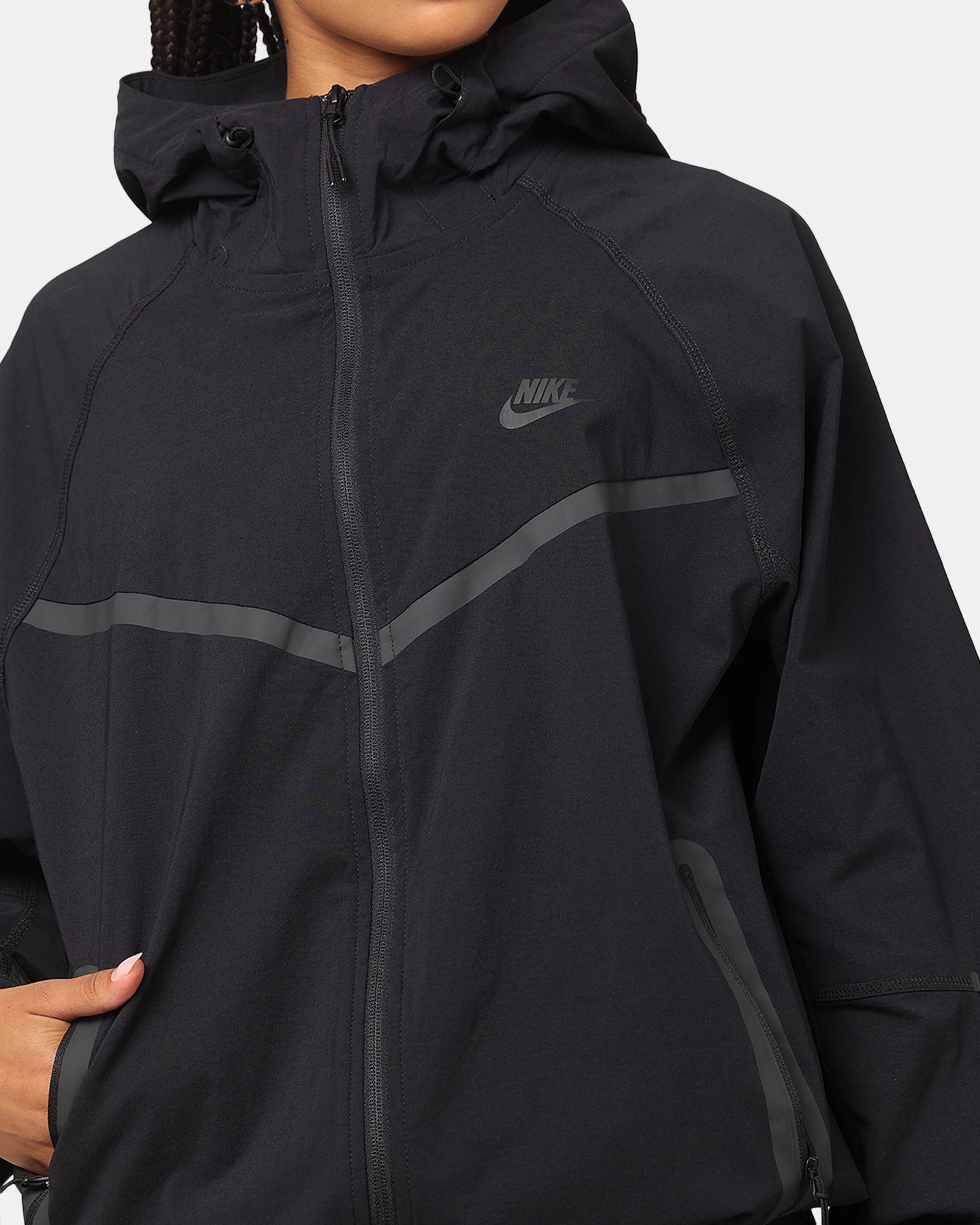 Nike Tech Woven Full Zip Jacket Back/Black/Black
