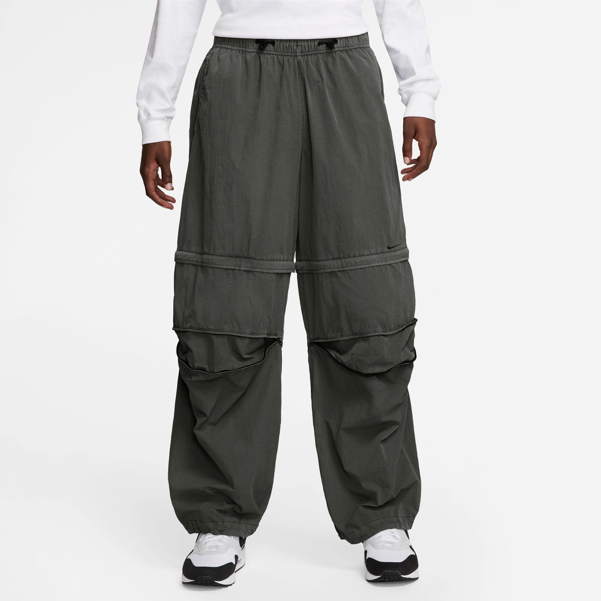 NIKE TECH WOVEN ZIP-OFF PANTS SEQUOIA/BLACK
