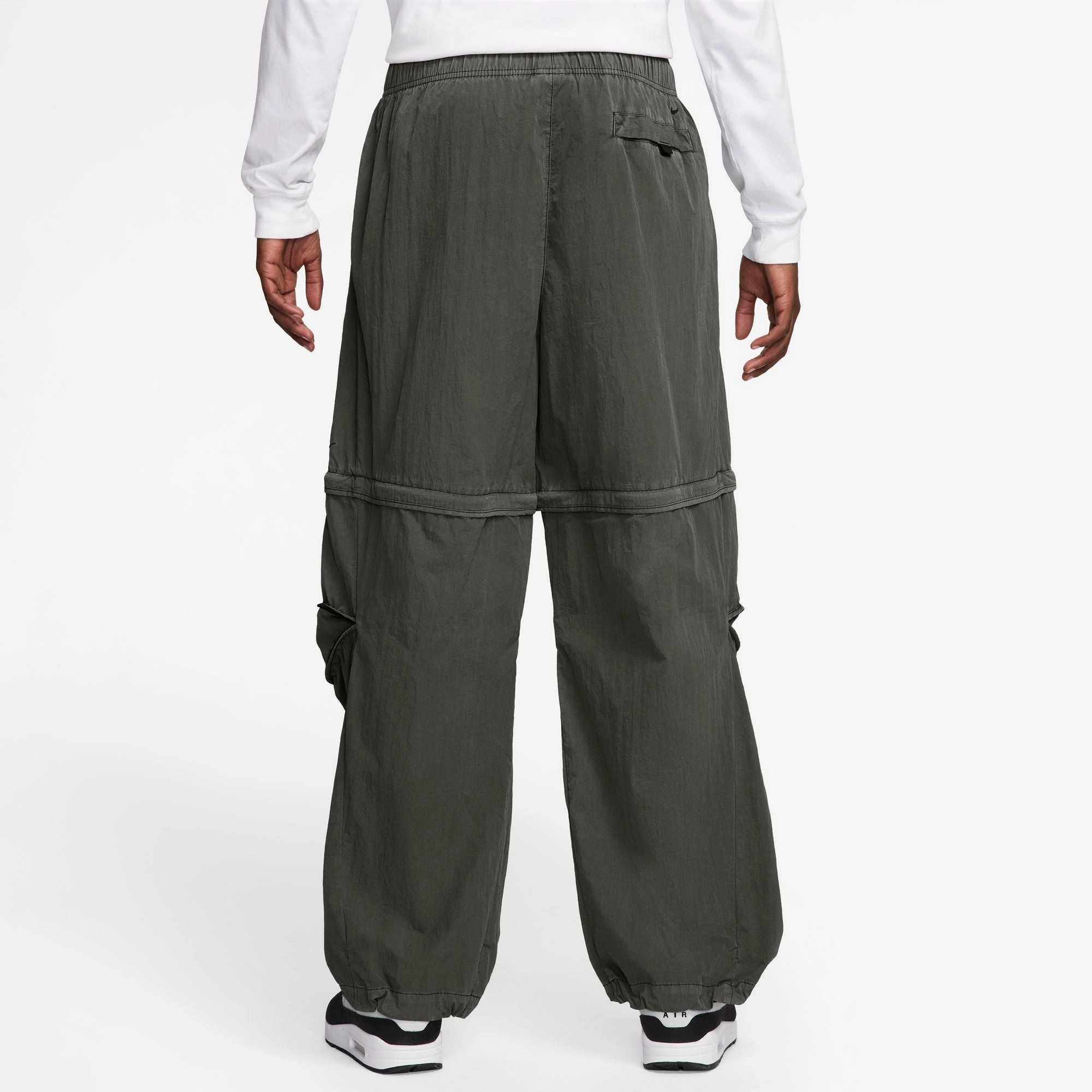 NIKE TECH WOVEN ZIP-OFF PANTS SEQUOIA/BLACK