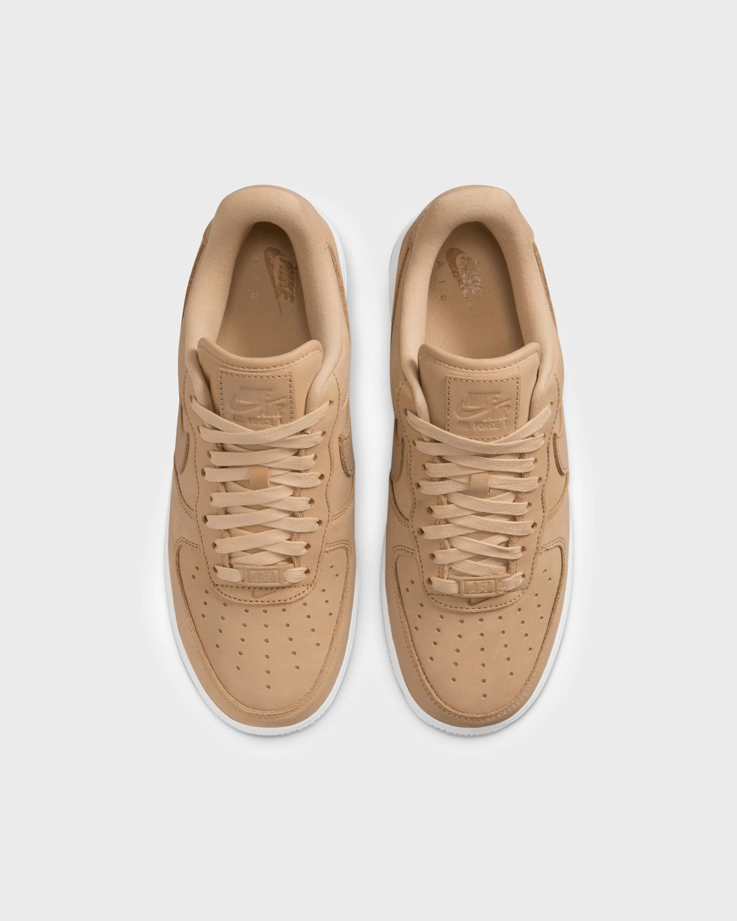 Nike Women's Air Force 1 '07 Premium Vachetta Tan/White