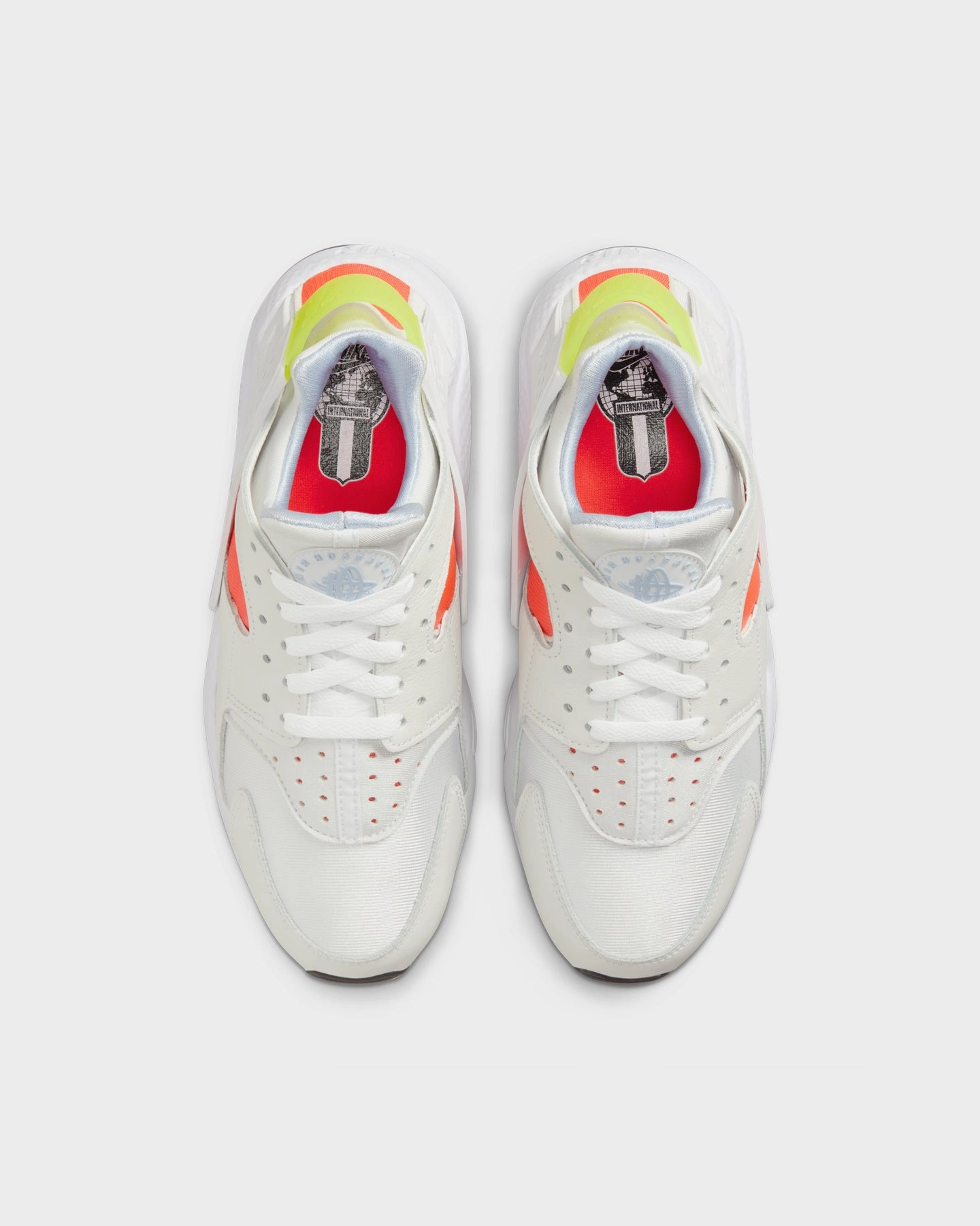 Nike Women's Air Huarache White/Volt/Bright Crimson/Black
