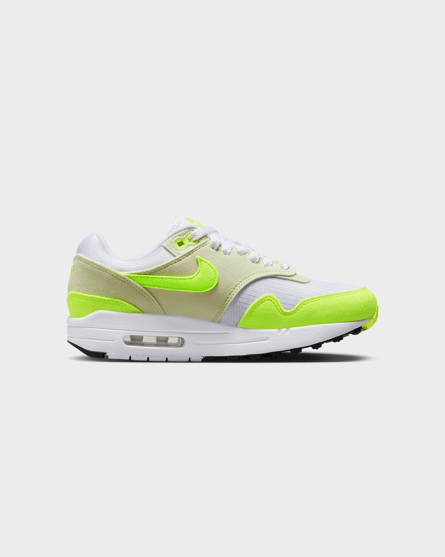 Nike Women's Air Max 1 '87 Volt Suede White/Volt-Sea