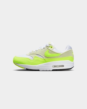Nike Women's Air Max 1 '87 Volt Suede White/Volt-Sea