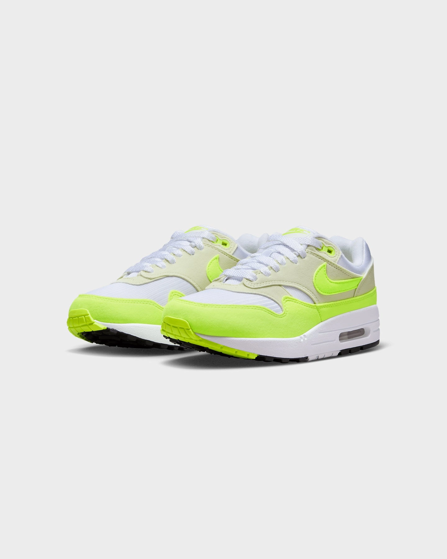 Nike Women's Air Max 1 '87 Volt Suede White/Volt-Sea