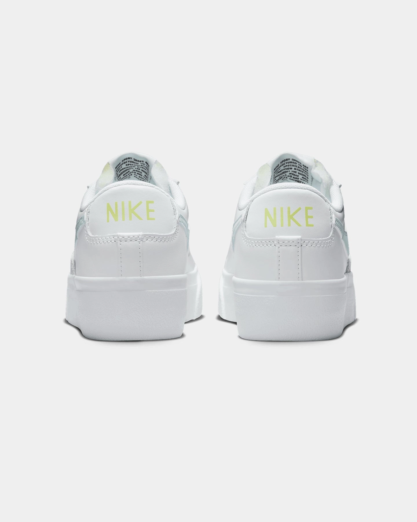 Nike Women's Blazer Low Platform White/Blue Tint