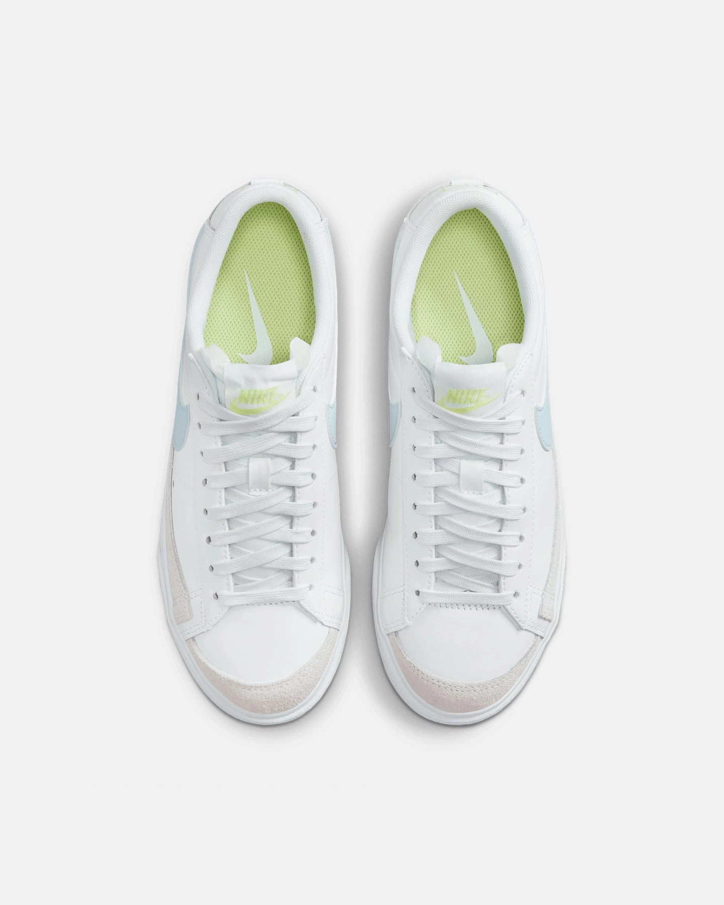 Nike Women's Blazer Low Platform White/Blue Tint