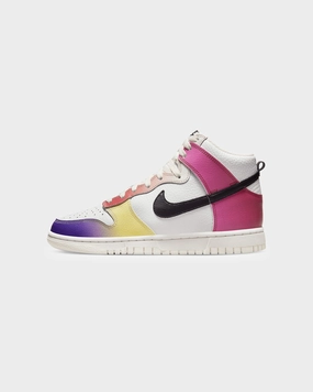 Nike Women's Dunk High Multi-Colour Gradient Summit White/Black