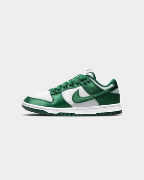 Nike Women's Dunk Low Satin Green White/Team Green
