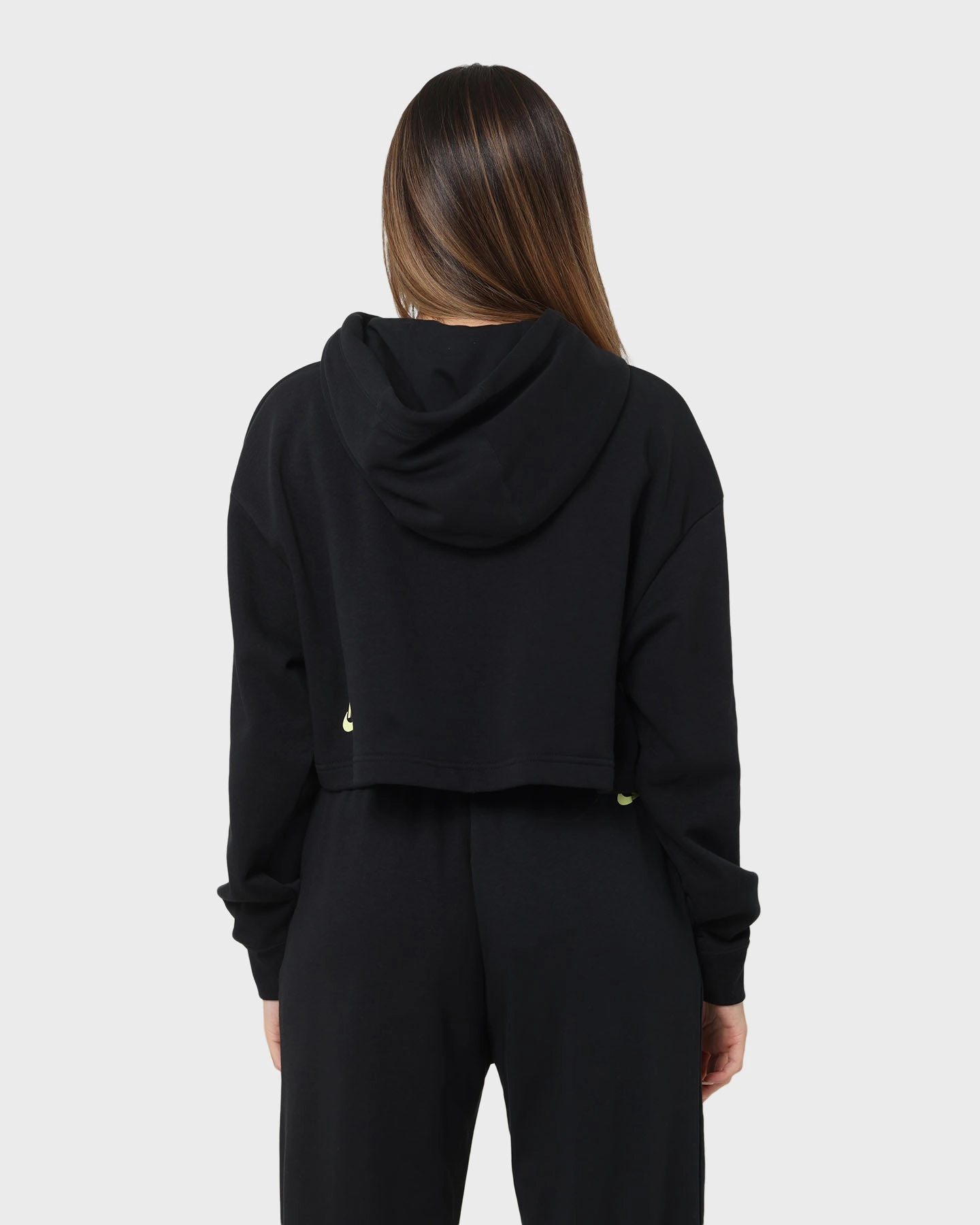 Nike Women's Nike Sportswear Cropped Fleece Dance Hoodie Black