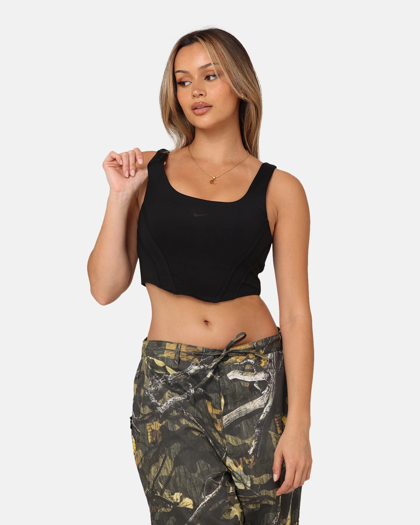 Nike Women's Sportswear Corset Bra Black/Black