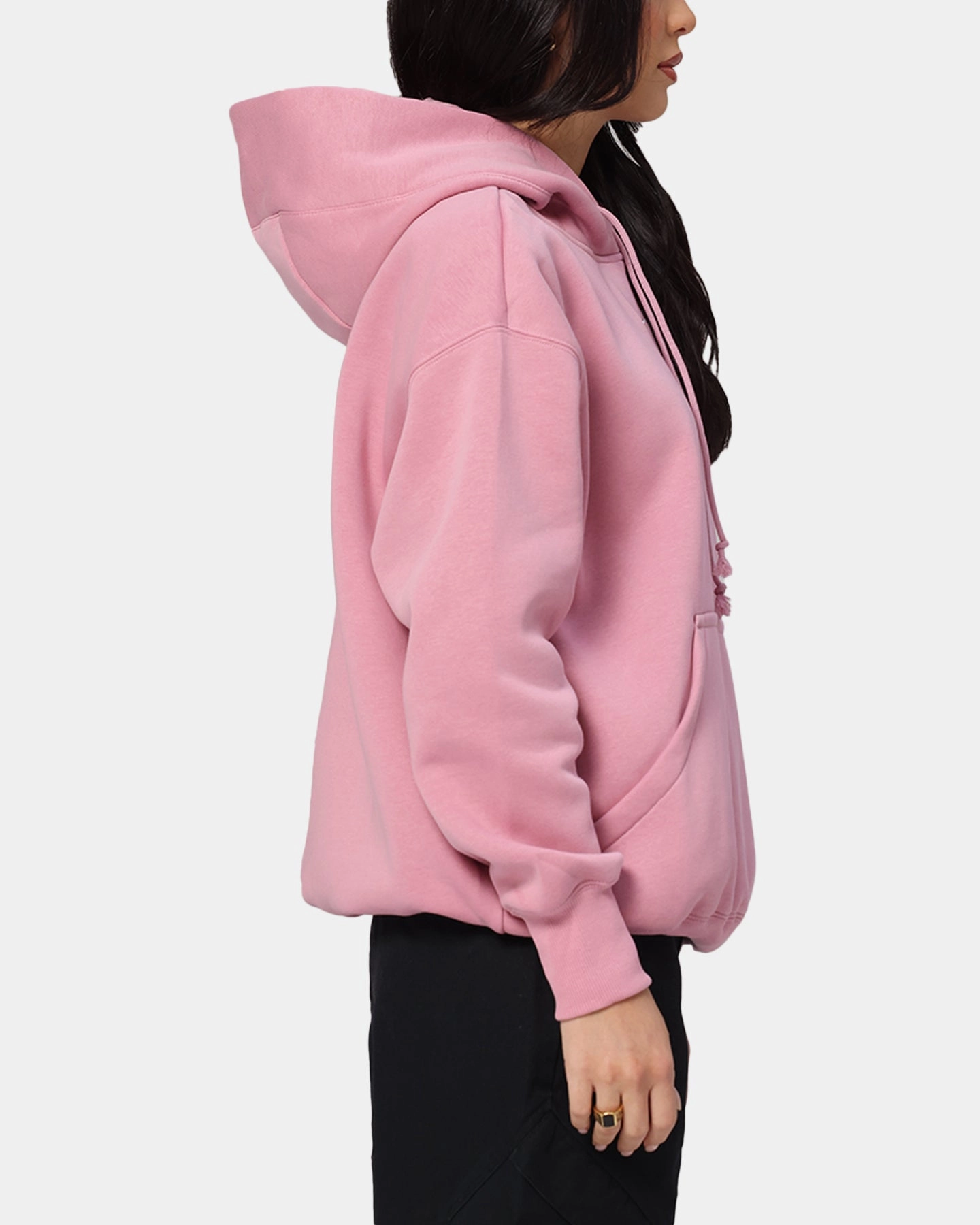 Nike Women's Sportswear Phoenix Fleece Oversized Pullover Hoodie Pink