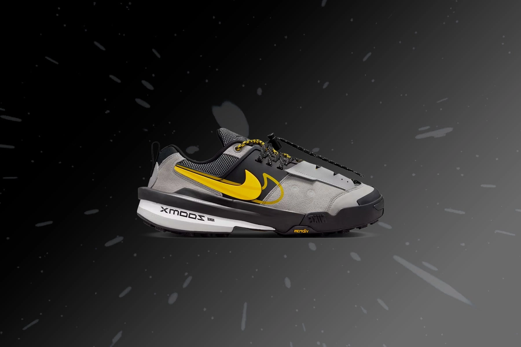 Nike x Sacai Zegamadome - Matte Silver/Tour Yellow/Black
