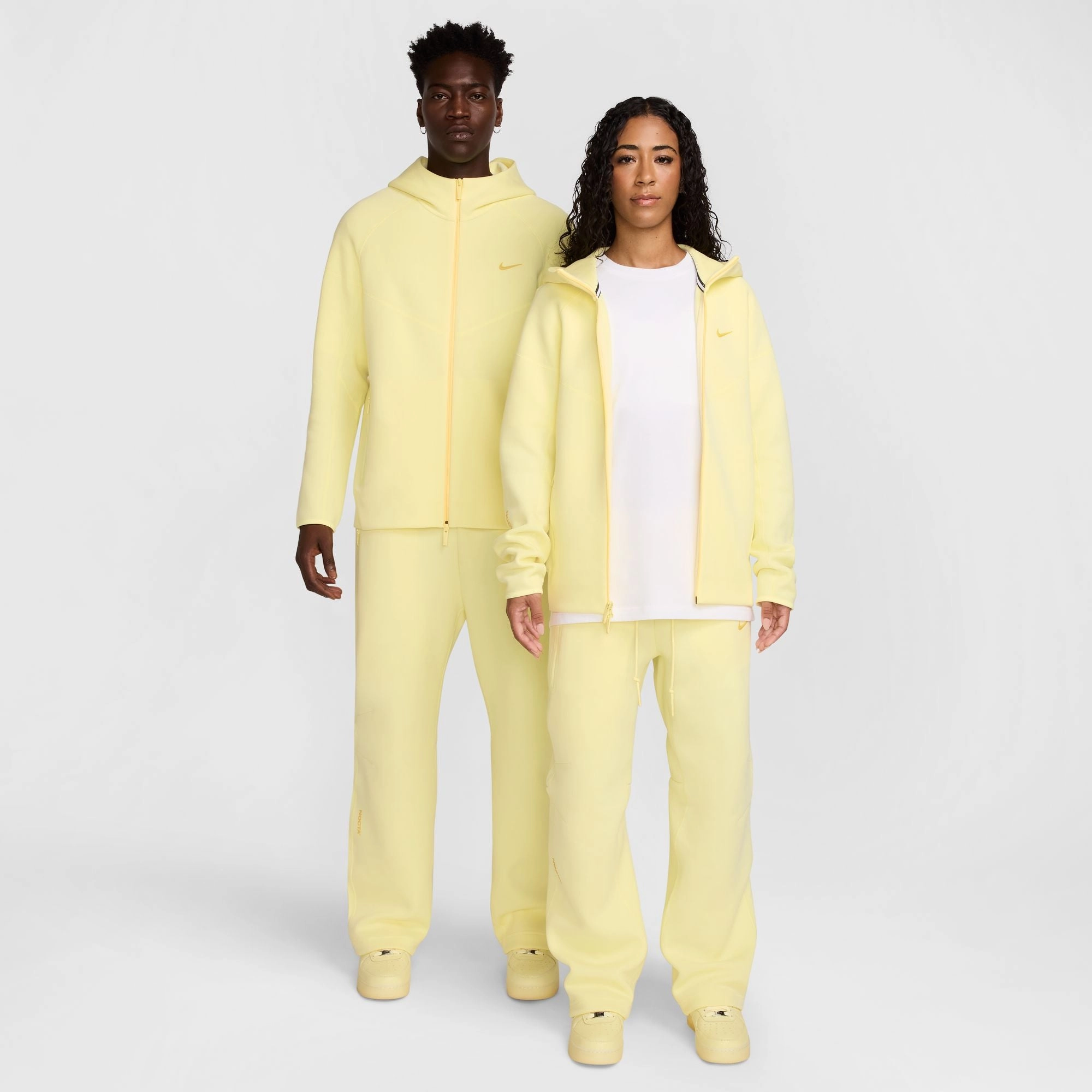 NOCTA TECH FLEECE OPEN HEM PANTS CITRON TINT