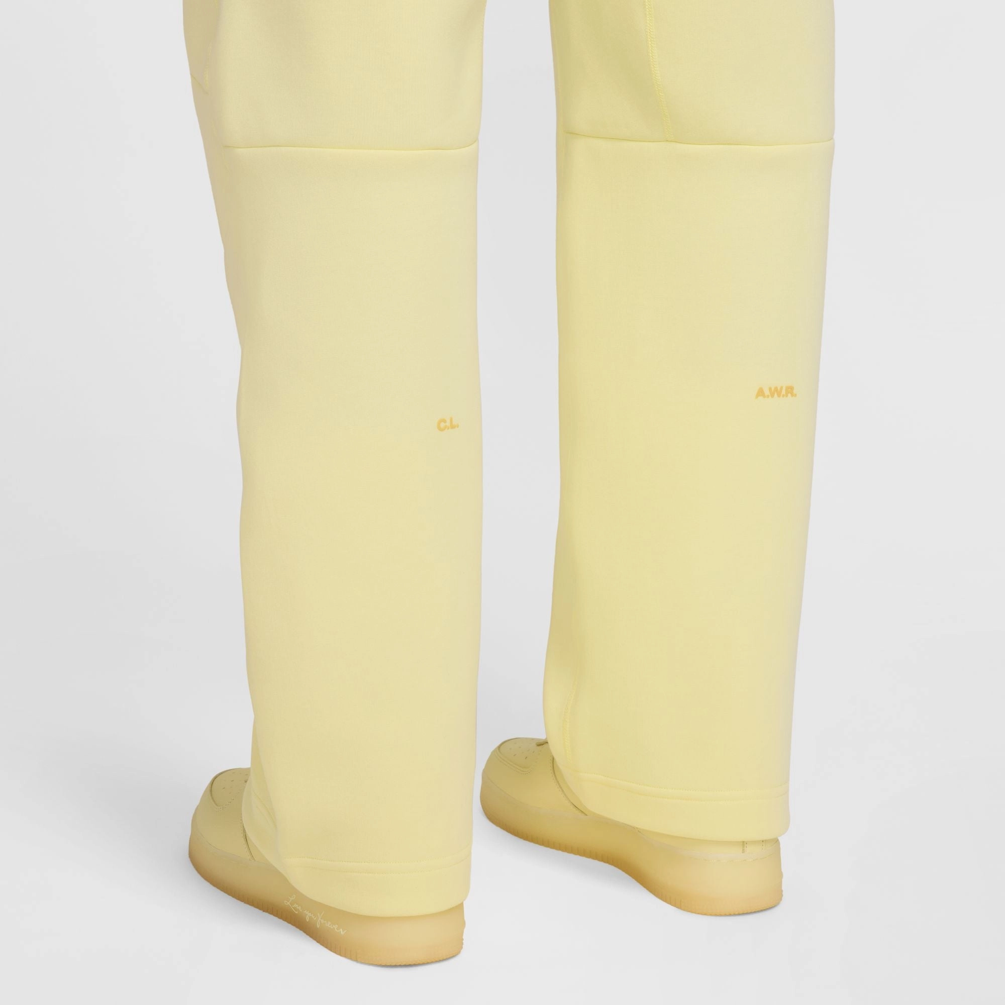 NOCTA TECH FLEECE OPEN HEM PANTS CITRON TINT