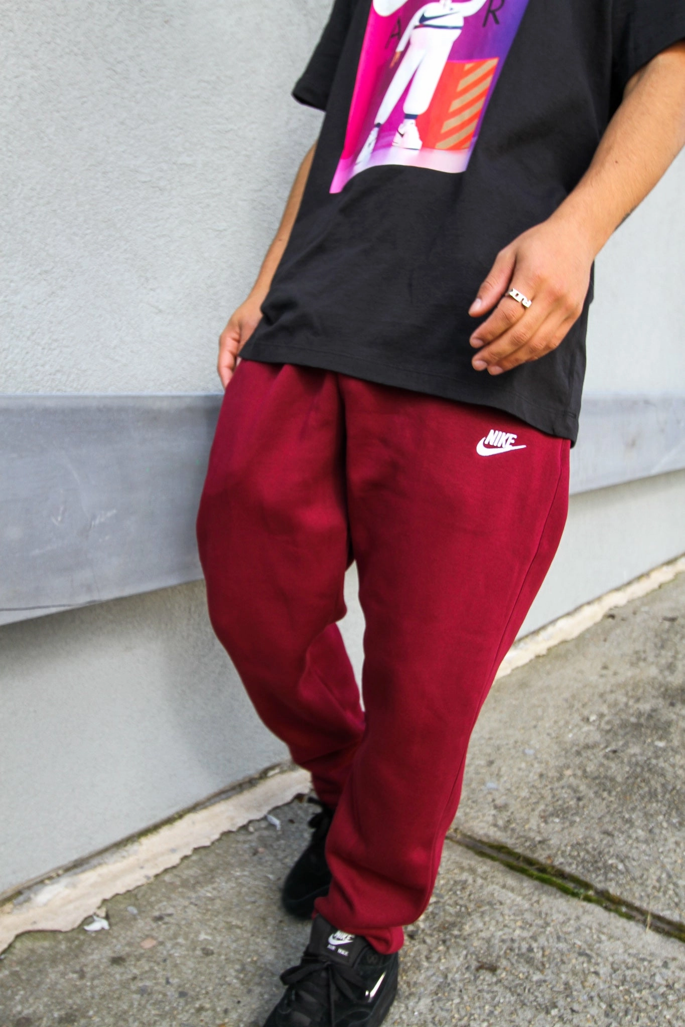 NSW CLUB FLEECE JOGGER BEETROOT
