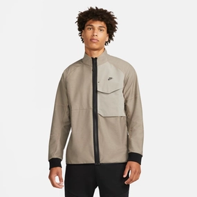 NSW DRI-FIT TECH PACK UNLINED TRACK JACKET MOON FOSSIL