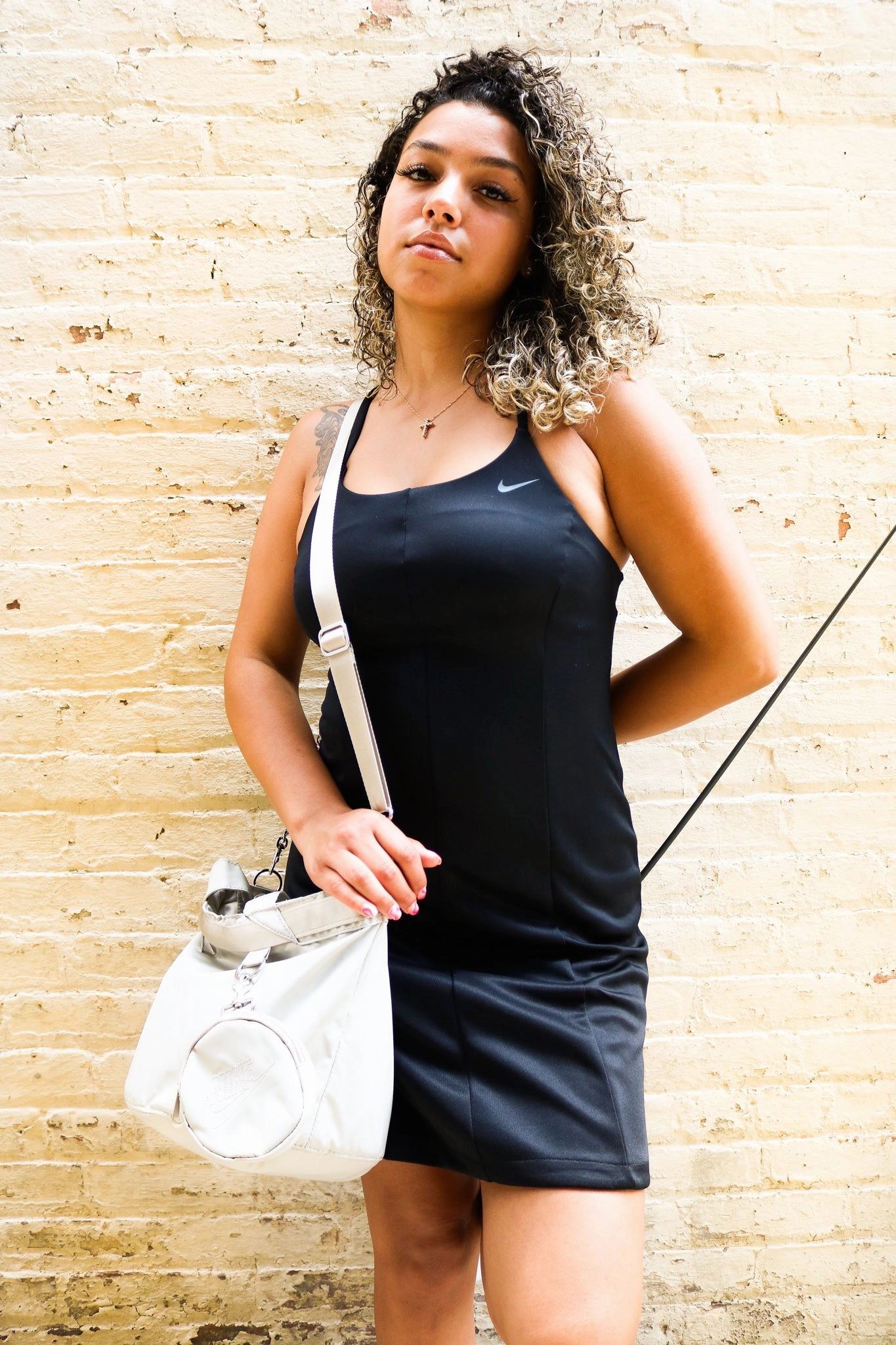 NSW ICON CLASH DRESS BLK