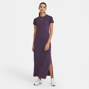 NSW ICON CLASH MAXI DRESS DARK RAISIN