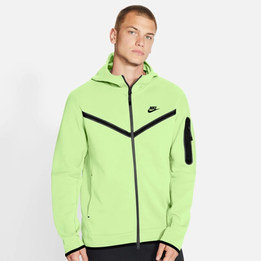NSW TECH FLEECE ZIP UP LIQUID LIME