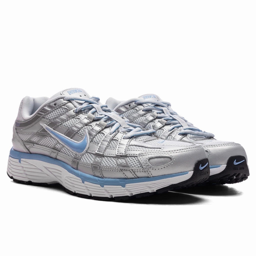 P-6000 - Metallic Platinum/University Blue