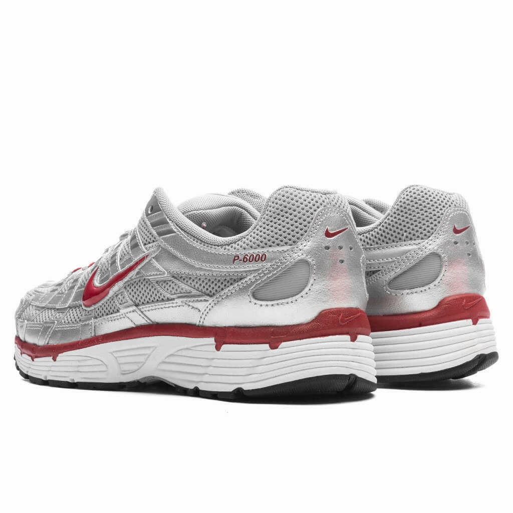 P-6000 - Metallic Silver/Gym Red/FLT Silver