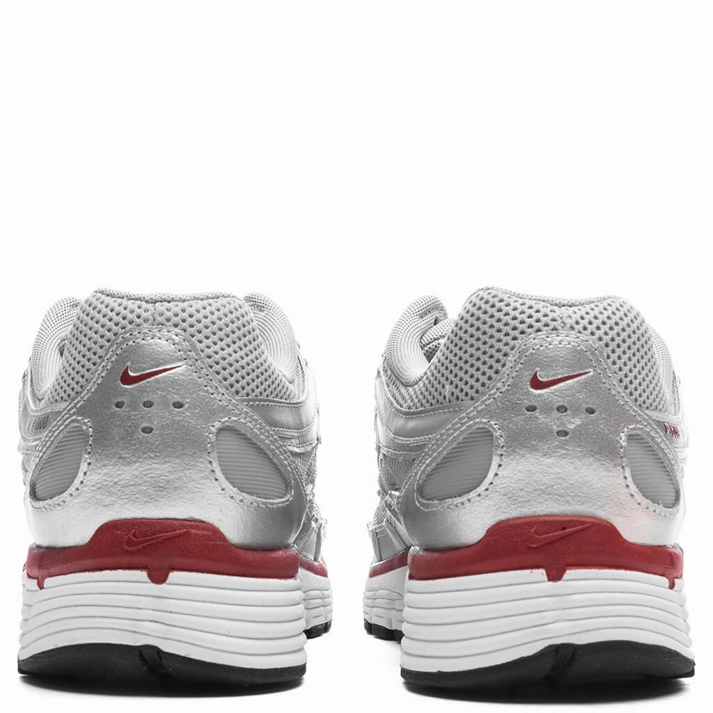 P-6000 - Metallic Silver/Gym Red/FLT Silver