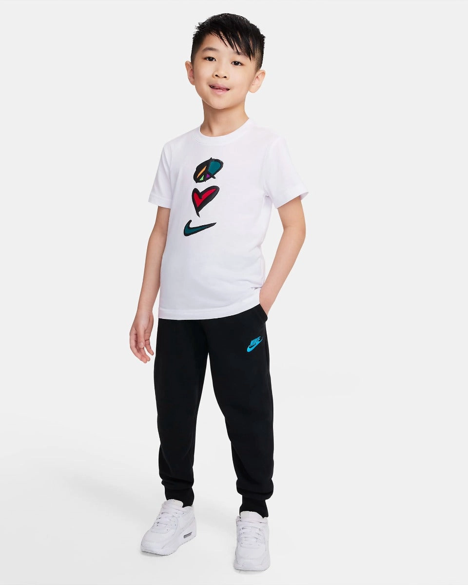 Pantalon Nike Sportswear Club Enfant - Noir/Bleu