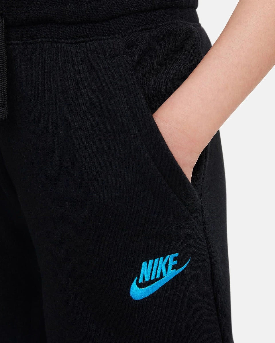 Pantalon Nike Sportswear Club Enfant - Noir/Bleu
