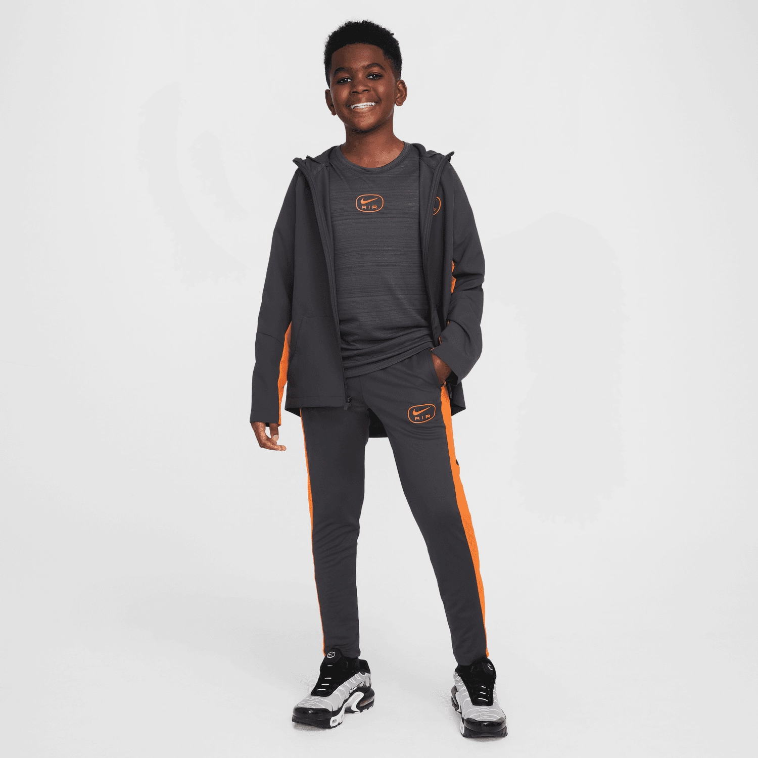 Pantalon Nike Swoosh Air Junior - Noir/Orange