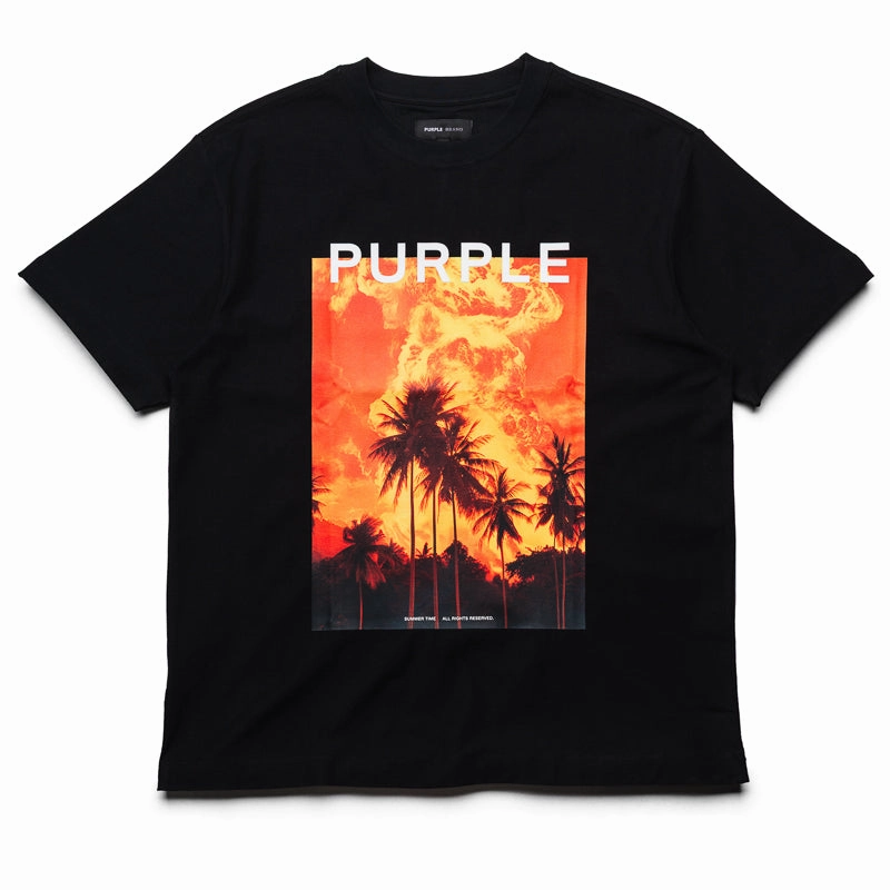 Purple Brand Summer Time Tee - Black