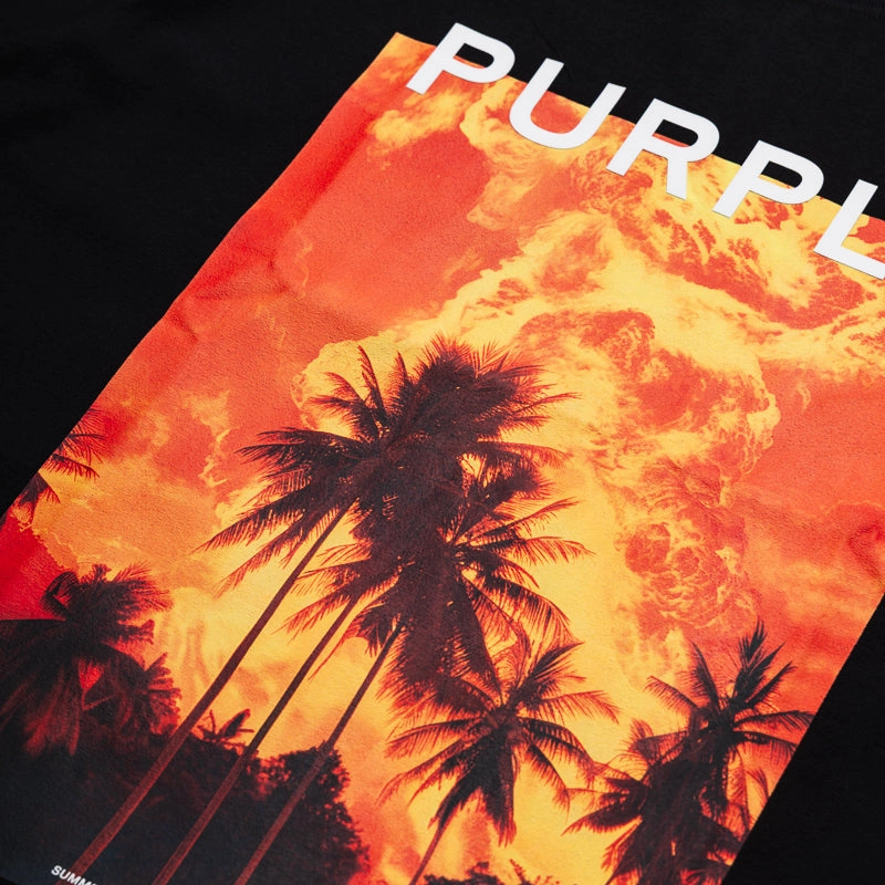 Purple Brand Summer Time Tee - Black
