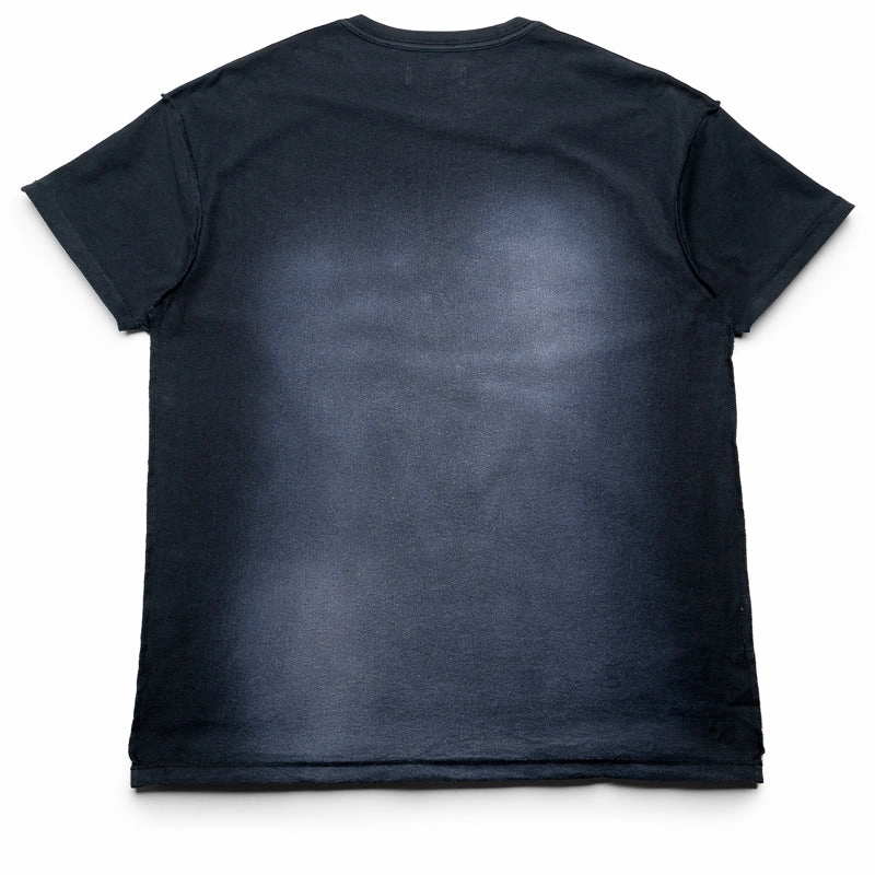 Purple Brand Textured Inside Out Tee - Black