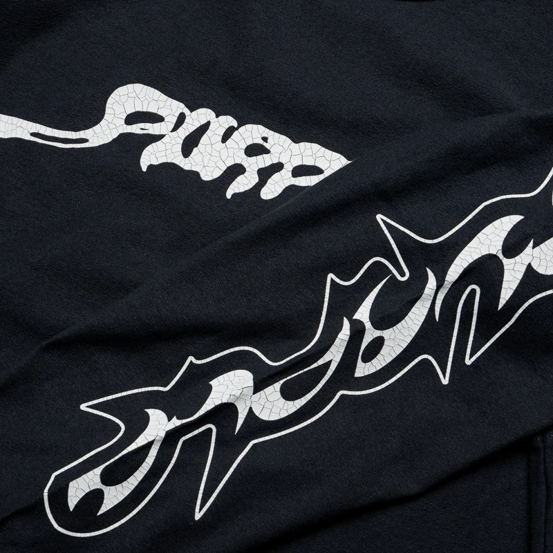 Purple Brand Textured Jersey L/S Tee - Black