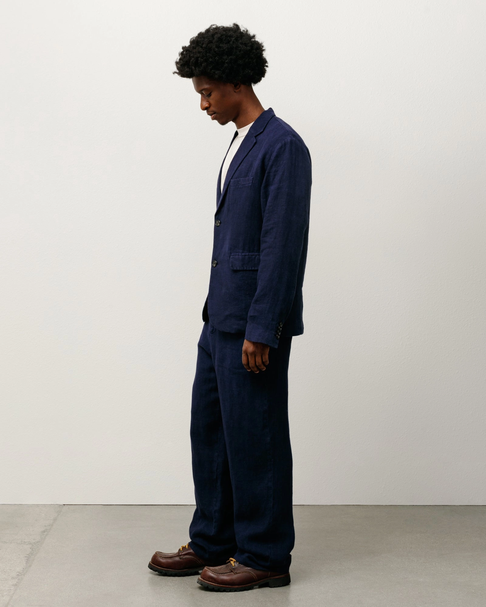 RELAXED TROUSER TEXTURED LINEN