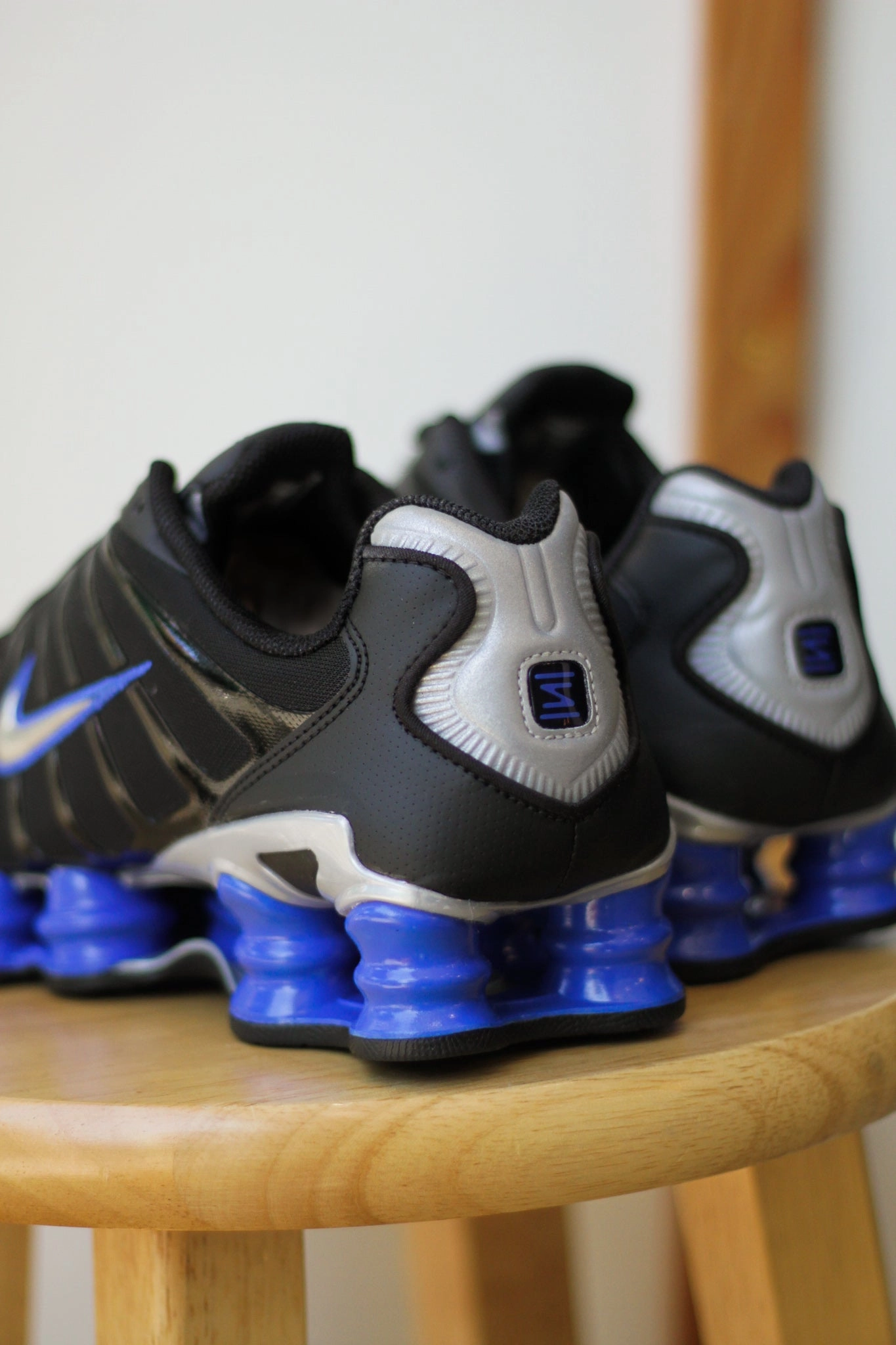SHOX TL BLACK/METALLIC SILVER-RACER BLUE