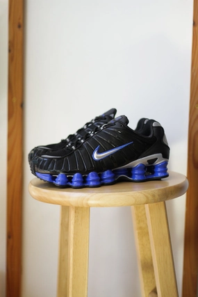 SHOX TL BLACK/METALLIC SILVER-RACER BLUE