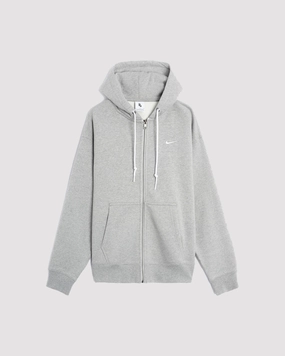 SOLO SWOOSH FULL ZIP GREY HEATHER