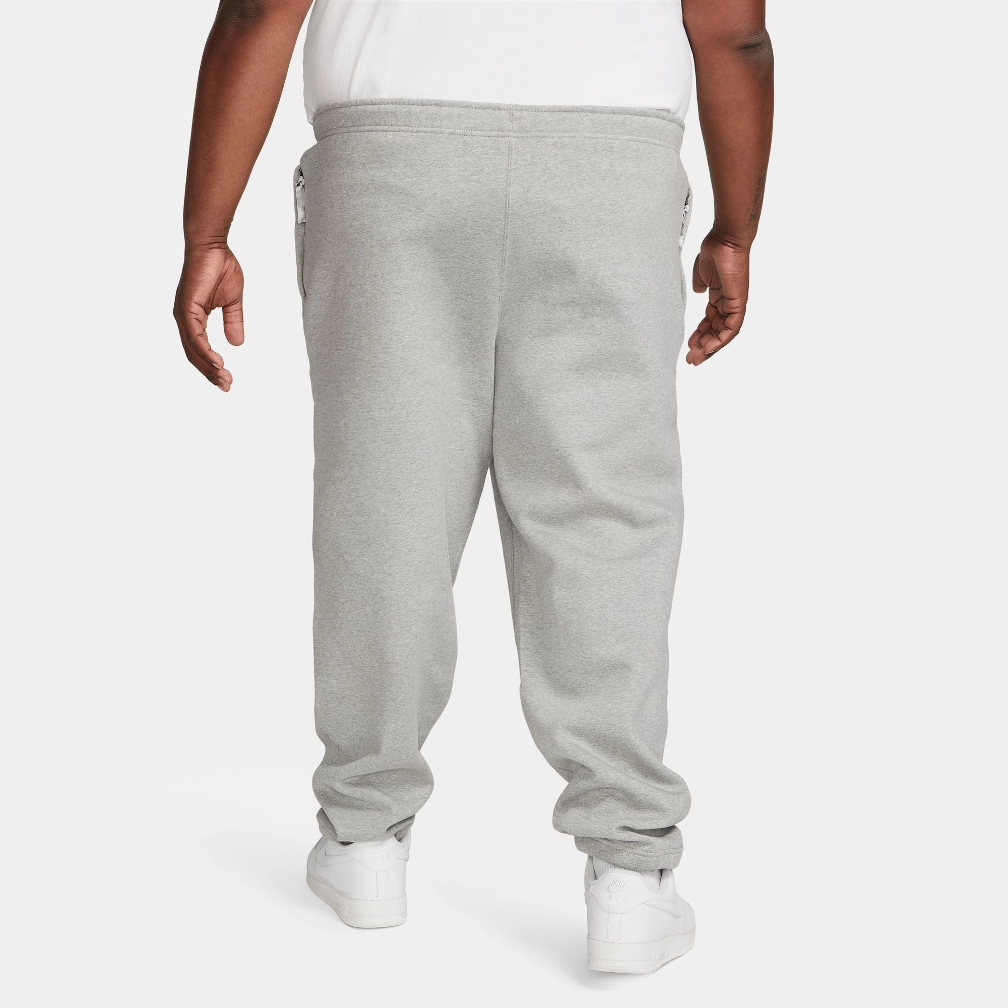 SOLO SWOOSH PANTS DK GREY HEATHER