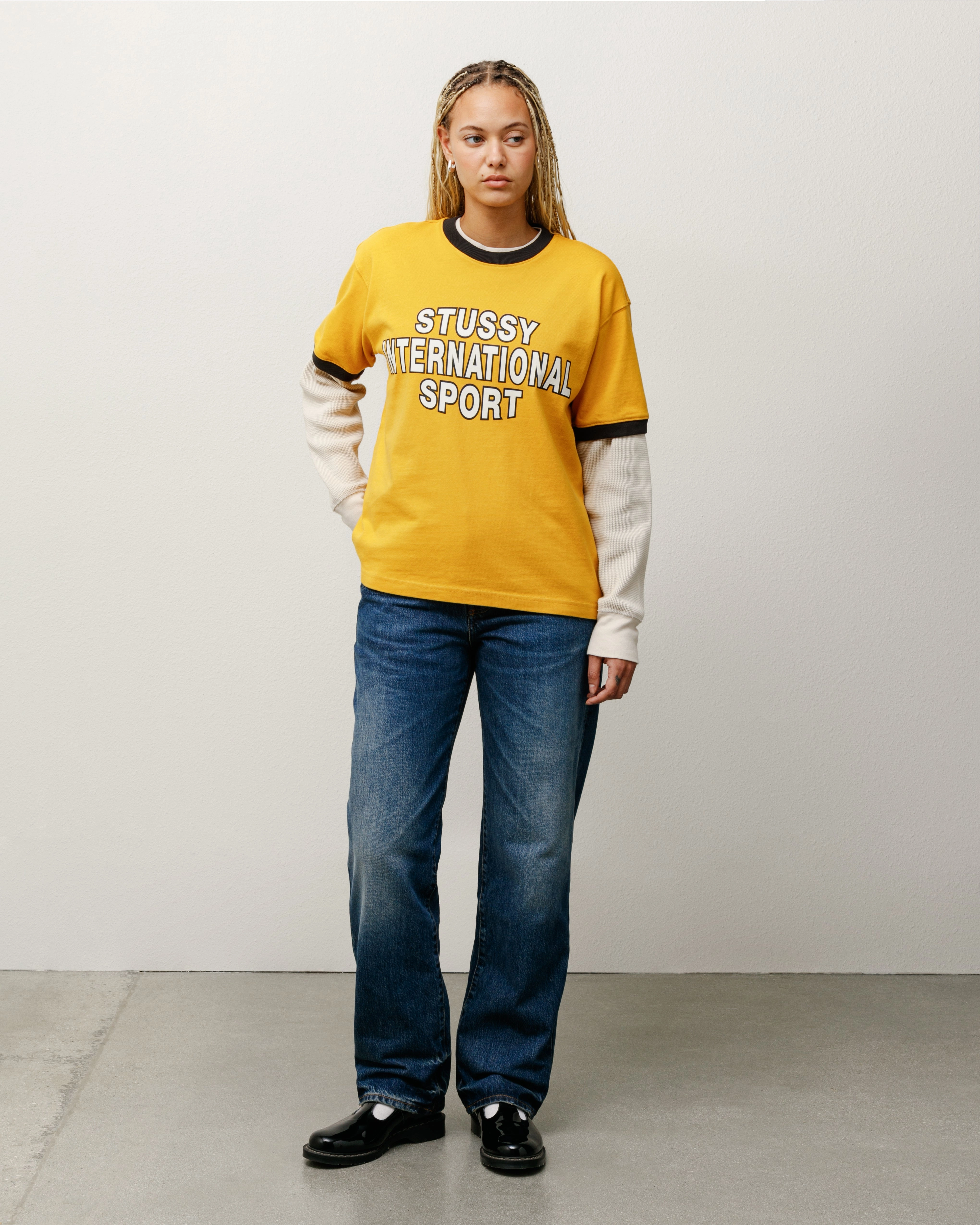 STÜSSY SPORT RINGER TEE