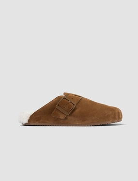 SUNDAY MULE TAN SUEDE